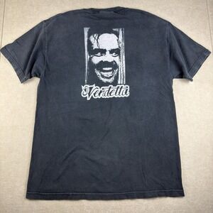 Y2K Halloween Vendetta Shirt Men's‎ L Black Jack Nicholson Horror Graphic Tee